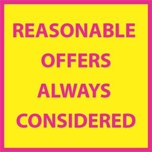 Reasonable Offers Always Considered
